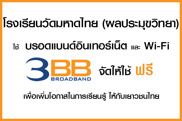 <p>3BB&nbsp;จังหวัดอ่างทอง ส่งมอบอินเทอร์เน็ตในโครงการ&nbsp;&ldquo;บรอดแบนด์อินเทอร์เน็ต เพื่อการศึกษาฟรี"</p>